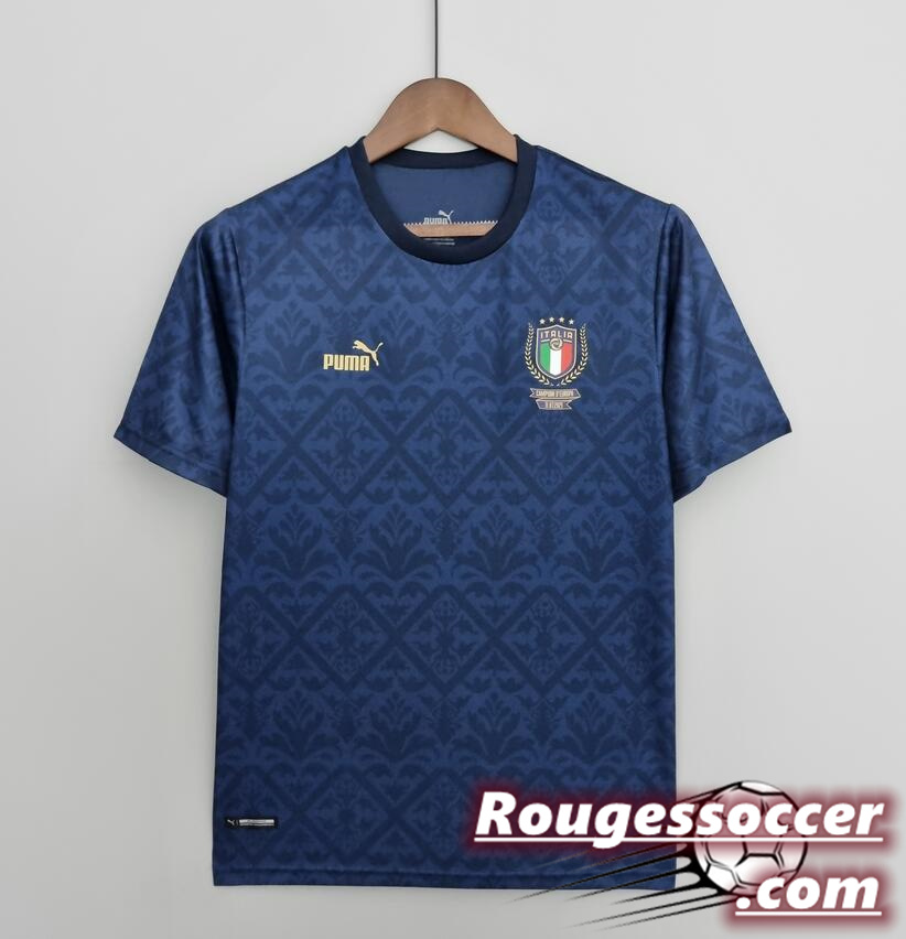 Italy European Championship Navy Kit Soccer Jersey 2022